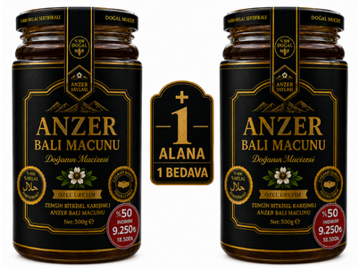 1 Alana 1 Bedava 500GR Anzer Balı Macunu